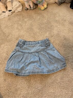 Abercrombie Light Wash Denim Mini Skirt size 13/14